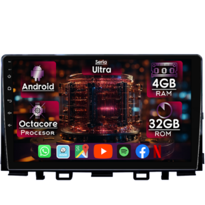 Navigatie dedicata KIA Rio 2017-2019, 4GB RAM 32GB ROM, Octacore, Display 9" QLED 2K, Carplay&Android Auto, Android 14, Ventilator Activ - imagine 1