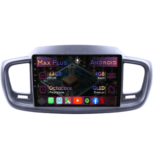 Navigatie dedicata KIA Sorento 2015-2020, 4GB RAM 64GB ROM, Octacore, Display 10" QLED, Carplay&Android Auto, Android 14, Suport camere AHD - imagine 1