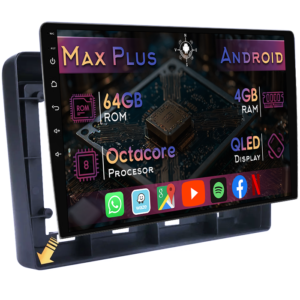 Navigatie dedicata Nissan X-Trail T30 2001-2007, 4GB RAM 64GB ROM, Octacore, Display 10" QLED, Carplay&Android Auto, Android 14, Suport camere AHD - imagine 1