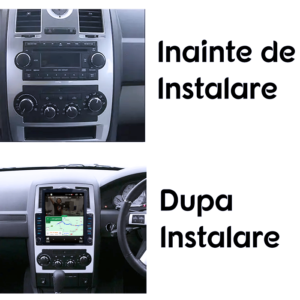Navigatie dedicata Chrysler 300C 2004-2011 Tesla Style, 4GB RAM 64GB ROM, Quad Core, Display 9.7” QLED, Carplay&Android Auto, Android 13 - imagine 5