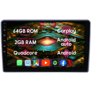 Navigatie dedicata Peugeot 308 2013-2017, 2GB RAM 64GB ROM, Quad Core, Display 9" IPS Full HD, Carplay&Android Auto, Android 14, Suport camere AHD - imagine 1