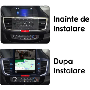 Navigatie dedicata Honda Accord 9 2014-2017 Tesla Style, 4GB RAM 64GB ROM, Quad Core, Display 9.7” QLED, Carplay&Android Auto, Android 13 - imagine 3