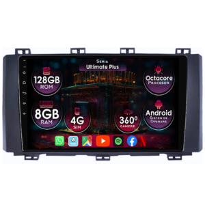 Navigatie dedicata Seat Ateca 2016-2022, 8GB RAM 128GB ROM, Octacore, Platforma 7862, Display 9" QLED 2K, Carplay&Android Auto, Android 14, Ventilator Activ - imagine 1