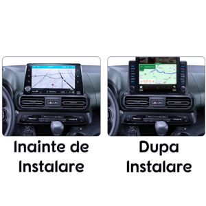 Navigatie dedicata Citroen Berlingo 2018-2020 Tesla Style, 4GB RAM 64GB ROM, Quad Core, Display 9.7” QLED, Carplay&Android Auto, Android 13 - imagine 2