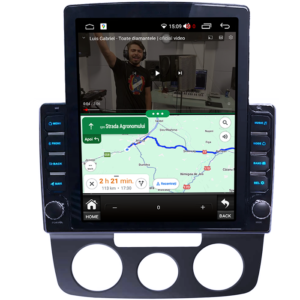 Navigatie dedicata Bora 2008-2012 Tesla Style, 4GB RAM 64GB ROM, Quad Core, Display 9.7” QLED, Carplay&Android Auto, Android 13 - imagine 3