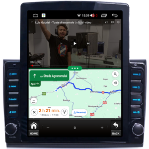 Navigatie dedicata Fiat Bravo 2007-2016 Tesla Style, 4GB RAM 64GB ROM, Quad Core, Display 9.7” QLED, Carplay&Android Auto, Android 13 - imagine 2