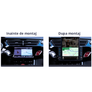 Navigatie dedicata Citroen C3 2 2009-2016 Tesla Style, 4GB RAM 64GB ROM, Quad Core, Display 9.7” QLED, Carplay&Android Auto, Android 13 - imagine 2