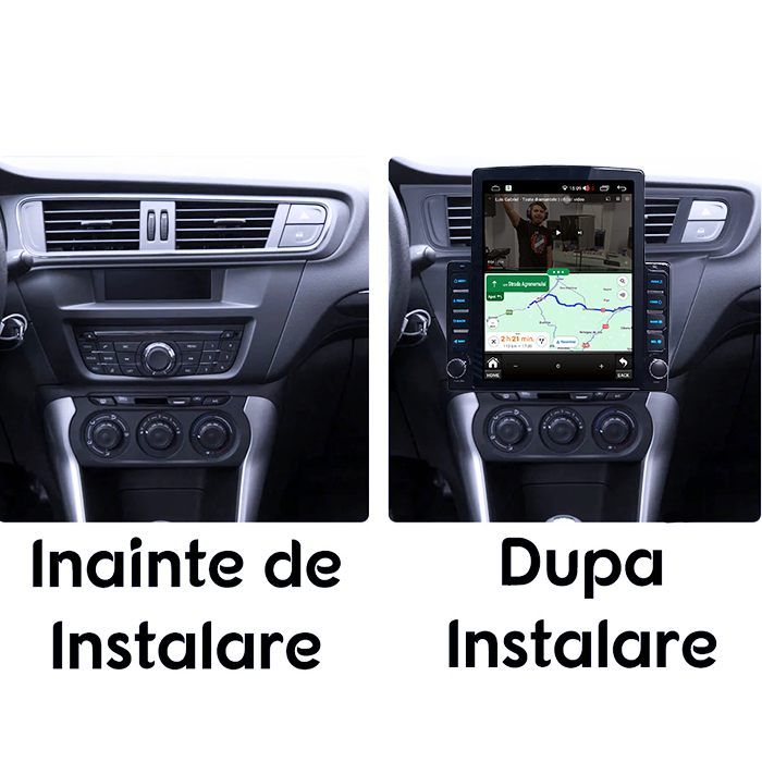 Navigatie dedicata Citroen C3-XR 2010-2015 Tesla Style, 4GB RAM 64GB ROM, Quad Core, Display 9.7” QLED, Carplay&Android Auto, Android 13 - imagine 2