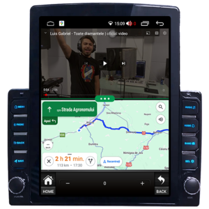 Navigatie dedicata Honda CR-V 2 2001-2006 Tesla Style, 4GB RAM 64GB ROM, Quad Core, Display 9.7” QLED, Carplay&Android Auto, Android 13 - imagine 2