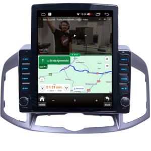 Navigatie dedicata Chevrolet Captiva 2012-2017 Tesla Style, 4GB RAM 64GB ROM, Quad Core, Display 9.7” QLED, Carplay&Android Auto, Android 13 - imagine 4