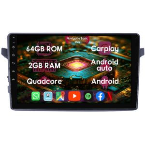 Navigatie dedicata Suzuki Celerio 2014+, 2GB RAM 64GB ROM, Quad Core, Display 9" IPS Full HD, Carplay&Android Auto, Android 14, Suport camere AHD - imagine 1