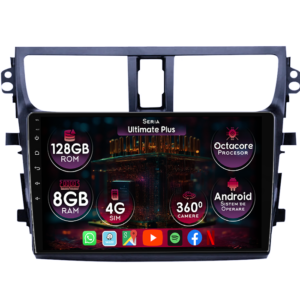 Navigatie dedicata Suzuki Celerio 2015-2018, 8GB RAM 128GB ROM, Octacore, Platforma 7862, Display 9" QLED, Carplay&Android Auto, Android 14, Ventilator Activ - imagine 1