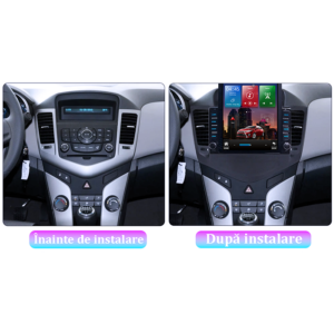 Navigatie dedicata Chevrolet Cruze 2008-2013 Tesla Style, 4GB RAM 64GB ROM, Quad Core, Display 9.7” QLED, Carplay&Android Auto, Android 13 - imagine 3