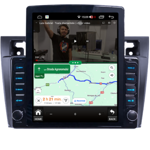 Navigatie dedicata Ford Fiesta 2002-2008 Tesla Style, 4GB RAM 64GB ROM, Quad Core, Display 9.7” QLED, Carplay&Android Auto, Android 13 - imagine 2