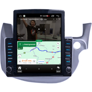 Navigatie dedicata Honda Fit/Jazz 2008-2013 Tesla Style, 4GB RAM 64GB ROM, Quad Core, Display 9.7” QLED, Carplay&Android Auto, Android 13 - imagine 2