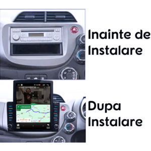 Navigatie dedicata Honda Fit/Jazz 2008-2013 Tesla Style, 4GB RAM 64GB ROM, Quad Core, Display 9.7” QLED, Carplay&Android Auto, Android 13 - imagine 3