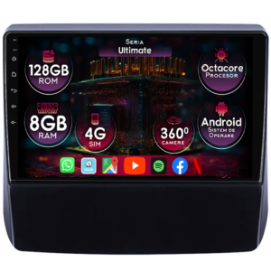 Navigatie dedicata Subaru Forester SK 2018+, 8GB RAM 128GB ROM, Octacore, Platforma TS18, Display 9" QLED, Carplay&Android Auto, Android 14, Ventilator Activ - imagine 1