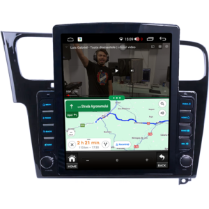 Navigatie dedicata Golf 7 2012-Prezent Tesla Style, 4GB RAM 64GB ROM, Quad Core, Display 9.7” QLED, Carplay&Android Auto, Android 13 - imagine 3