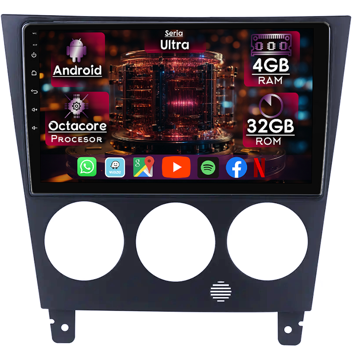 Navigatie dedicata Subaru Impreza 2002-2007, 4GB RAM 32GB ROM, Octacore, Display 9" QLED 2K, Carplay&Android Auto, Android 14, Ventilator Activ - imagine 1