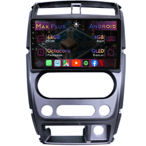 Navigatie dedicata Suzuki Jimny 2005-2018, 4GB RAM 64GB ROM, Octacore, Display 9" QLED, Carplay&Android Auto, Android 14, Suport camere AHD - imagine 1