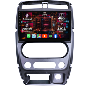 Navigatie dedicata Suzuki Jimny 2005-2018, 4GB RAM 32GB ROM, Octacore, Display 9" QLED, Carplay&Android Auto, Android 14, Ventilator Activ - imagine 1