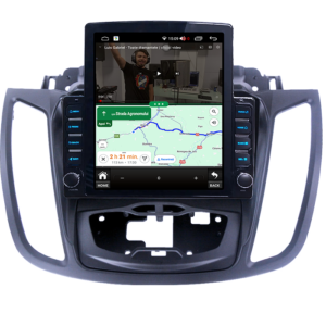Navigatie dedicata Ford Escape 2012-2019 Tesla Style, 4GB RAM 64GB ROM, Quad Core, Display 9.7” QLED, Carplay&Android Auto, Android 13 - imagine 1