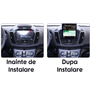 Navigatie dedicata Ford Escape 2012-2019 Tesla Style, 4GB RAM 64GB ROM, Quad Core, Display 9.7” QLED, Carplay&Android Auto, Android 13 - imagine 2