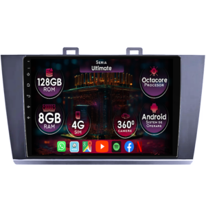 Navigatie dedicata Subaru Legacy 6 2014-2019 & Outback 4, 8GB RAM 128GB ROM, Octacore, Platforma TS18, Display 9" QLED, Carplay&Android Auto, Android 14 - imagine 1