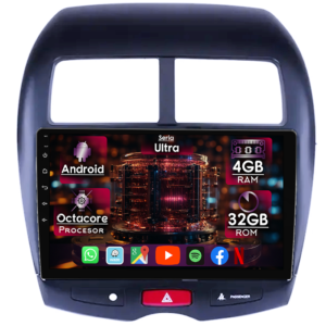 Navigatie dedicata Peugeot 4008 2012-2017, 4GB RAM 32GB ROM, Octacore, Display 10" QLED, Carplay&Android Auto, Android 14, Ventilator Activ - imagine 1