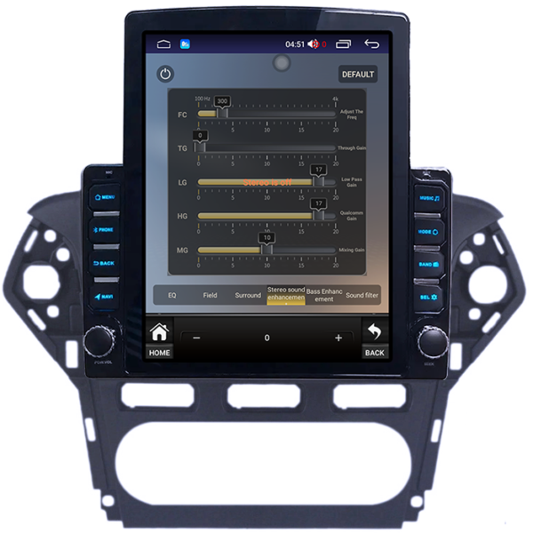 Navigatie dedicata Ford Mondeo 4 2011-2014 Tesla Style,, 4GB RAM 64GB ROM, Quad Core, Display 9.7” QLED, Carplay&Android Auto, Android 13