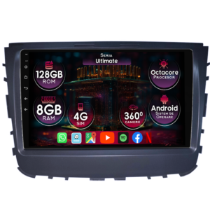 Navigatie dedicata SsangYong Rexton 2017+, 8GB RAM 128GB ROM, Octacore, Platforma TS18, Display 9" QLED, Carplay&Android Auto, Android 14, Ventilator Activ - imagine 1
