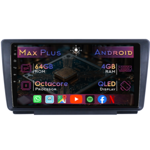 Navigatie dedicata Skoda Octavia 2 2004-2013, 4GB RAM 64GB ROM, Octacore, Display 9" QLED, Carplay&Android Auto, Android 14, Suport camere AHD - imagine 1