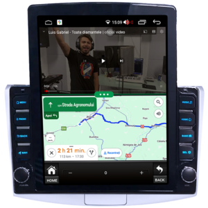 Navigatie dedicata Passat B6 2006-2011 Tesla Style, 4GB RAM 64GB ROM, Quad Core, Display 9.7” QLED, Carplay&Android Auto, Android 13 - imagine 3