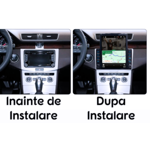 Navigatie dedicata Passat B6 2006-2011 Tesla Style, 4GB RAM 64GB ROM, Quad Core, Display 9.7” QLED, Carplay&Android Auto, Android 13 - imagine 2