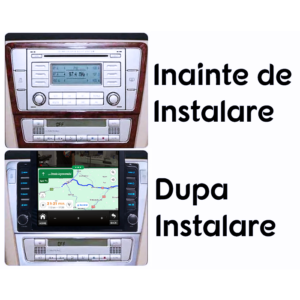 Navigatie dedicata Passat B7 2012-prezent Tesla Style, 4GB RAM 64GB ROM, Quad Core, Display 9.7” QLED, Carplay&Android Auto, Android 13 - imagine 5