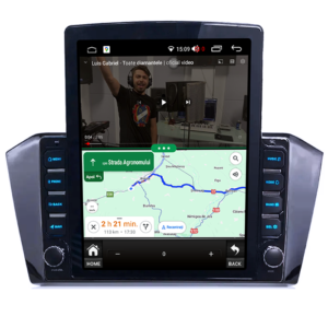 Navigatie dedicata Passat B8 2006+ Tesla Style, 4GB RAM 64GB ROM, Quad Core, Display 9.7” QLED, Carplay&Android Auto, Android 13 - imagine 3