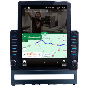 Navigatie dedicata Fiat Perla 2009+ Tesla Style, 4GB RAM 64GB ROM, Quad Core, Display 9.7” QLED, Carplay&Android Auto, Android 13 - imagine 3