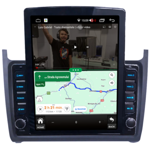 Navigatie dedicata Volkswagen Polo 2009-2018 Tesla Style, 4GB RAM 64GB ROM, Quad Core, Display 9.7” QLED, Carplay&Android Auto, Android 13 - imagine 3