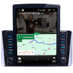 Navigatie dedicata Volkswagen Polo 6 2020-2022 Tesla Style, 4GB RAM 64GB ROM, Quad Core, Display 9.7” QLED, Carplay&Android Auto, Android 13 - imagine 3