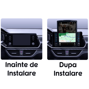 Navigatie dedicata Volkswagen Polo 6 2020-2022 Tesla Style, 4GB RAM 64GB ROM, Quad Core, Display 9.7” QLED, Carplay&Android Auto, Android 13 - imagine 2
