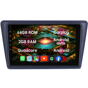 Navigatie dedicata Skoda Rapid 2011-2019, 2GB RAM 64GB ROM, Quad Core, Display 9" IPS Full HD, Carplay&Android Auto, Android 14, Suport camere AHD - imagine 1