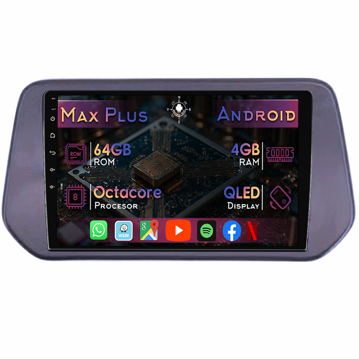 Navigatie dedicata Suzuki S-Cross 2021+, 4GB RAM 64GB ROM, Octacore, Display 9" QLED, Carplay&Android Auto, Android 14, Suport camere AHD - imagine 1