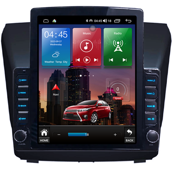 Navigatie dedicata Chevrolet S10 Tesla Style, 4GB RAM 64GB ROM, Quad Core, Display 9.7” QLED, Carplay&Android Auto, Android 13