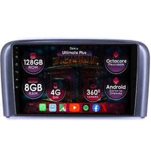 Navigatie dedicata Volvo S80 1 1998-2006, 8GB RAM 128GB ROM, Octacore, Platforma 7862, Display 9" QLED, Carplay&Android Auto, Android 14, Ventilator Activ - imagine 1