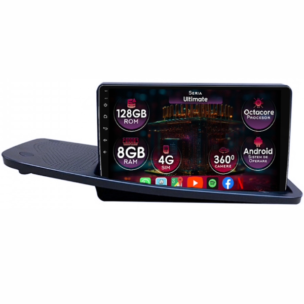 Navigatie dedicata Volvo S80 2 2006-2016, 8GB RAM 128GB ROM, Octacore, Platforma TS18, Display 9" QLED, Carplay&Android Auto, Android 14, Ventilator Activ