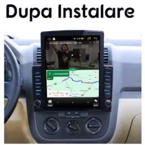 Navigatie dedicata Volkswagen Sagitar 2006-2012 Tesla Style, 4GB RAM 64GB ROM, Quad Core, Display 9.7” QLED, Carplay&Android Auto, Android 13 - imagine 2