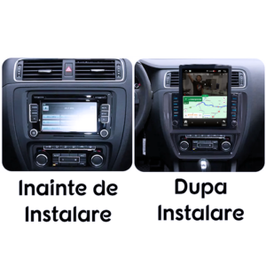 Navigatie dedicata Volkswagen Sagitar 2012-2016 Tesla Style, 4GB RAM 64GB ROM, Quad Core, Display 9.7” QLED, Carplay&Android Auto, Android 13 - imagine 5