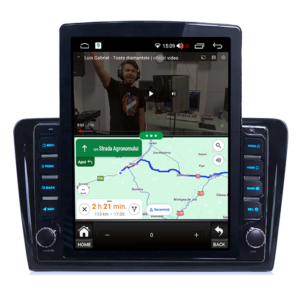 Navigatie dedicata Volkswagen Santana 2013-2017 Tesla Style, 4GB RAM 64GB ROM, Quad Core, Display 9.7” QLED, Carplay&Android Auto, Android 13 - imagine 3