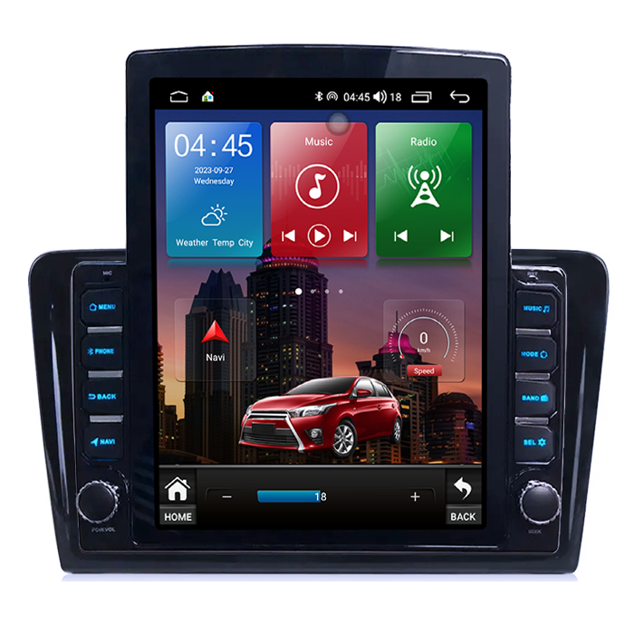 Navigatie dedicata Volkswagen Santana 2013-2017 Tesla Style, 4GB RAM 64GB ROM, Quad Core, Display 9.7” QLED, Carplay&Android Auto, Android 13 - imagine 1