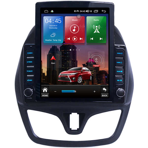 Navigatie dedicata Chevrolet Spark Beat 2015-2018 Tesla Style, 4GB RAM 64GB ROM, Quad Core, Display 9.7” QLED, Carplay&Android Auto, Android 13